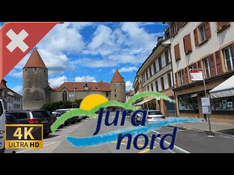 Видео: ВОЖДЕНИЕ в JURA-NORD VAUDOIS, Кантон Во, ШВЕЙЦАРИЯ I 4K 60fps