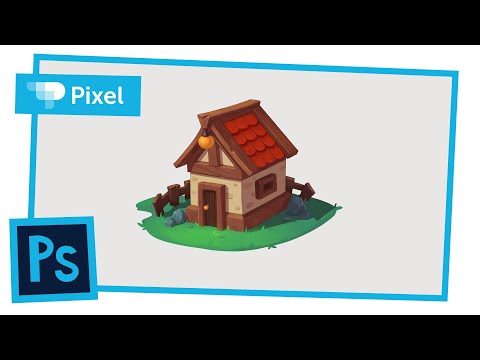 Видео: Мастер-класс по рисованию домика (+разбор работ учеников)