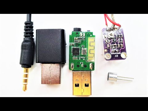 Видео: Как передать звук через  USB Bluetooth в обе стороны, беспроводные адаптеры T10, tws стерео наушники