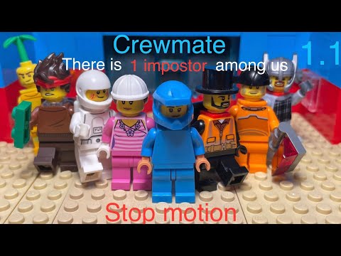 Видео: Лего Among Us -CREWMATE- 1 Сезон 1 Серия  - Stop motion