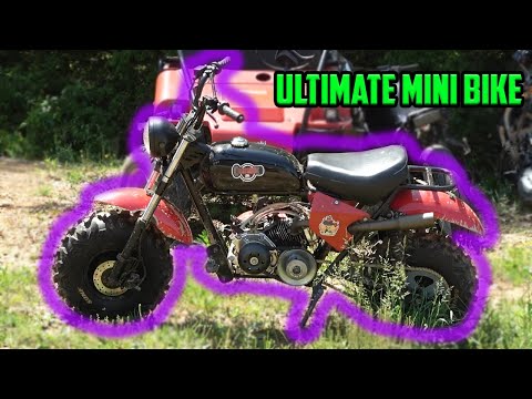 Видео: Мини-байк Ultimate Mini Bike мощностью более 20 л.с. с агрессивными шинами и 60-зубчатой ​​звездо...