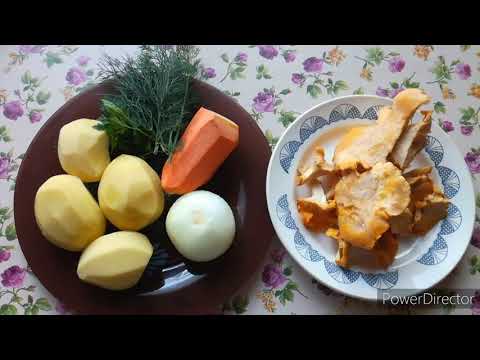 Видео: Грибной суп с лисичками