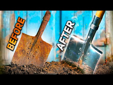 Видео: Реставрация СТАРОЙ РЖАВОЙ ЛОПАТЫ
