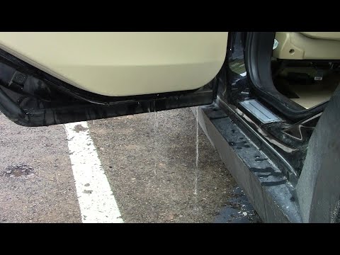 Видео: BMW X3, Протечка воды через заднюю дверь