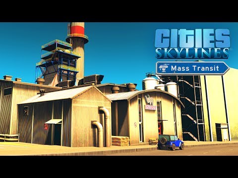 Видео: Cities Skylines Mass Transit - Собственная промышленность #10