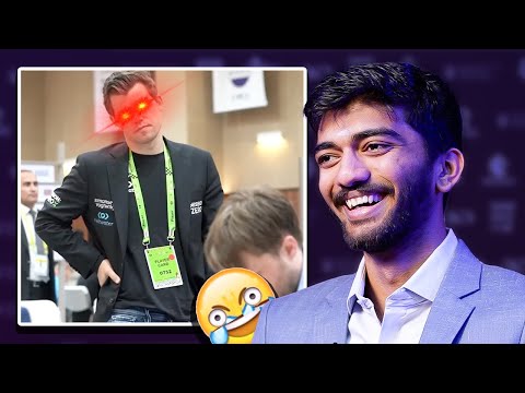 Видео: Гукеш не может перестать смеяться над этими мемами