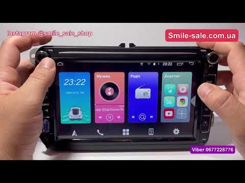 Видео: Обзор штатной магнитолы Volkswagen Android 8’’ Plus