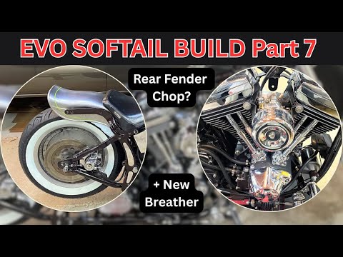 Видео: ПРОЕКТ ВОССТАНОВЛЕНИЯ EVO SOFTAIL. Часть 7. РЕМОНТ ЗАДНЕГО КРЫЛА + НОВЫЙ САПУН. Harley-Davidson F...