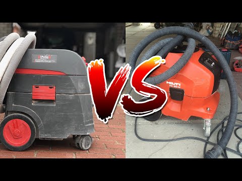 Видео: Сравнение двух моих строительных пылесосов Starmix irdl ipulse 1635 vs hilti vc20.