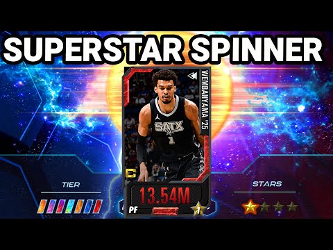 Видео: Открытие набора Superstar Spinner и Bundles восьмого сезона NBA 2K Mobile (Уэмби, Юинг и Леброн Д...