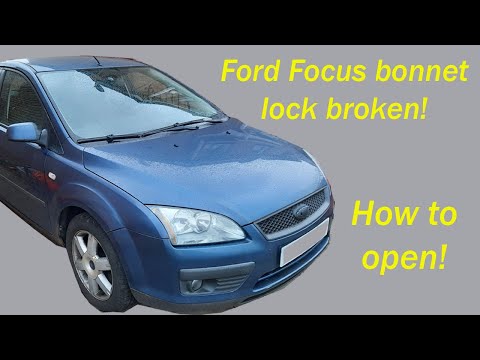 Видео: Капот Ford Focus не открывается. Как открыть в экстренной ситуации?