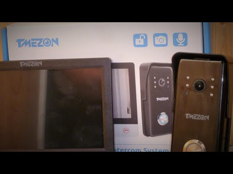 Видео: Бюджетный видеодомофон TMEZON с 7 дюймовым экраном. AliExpress