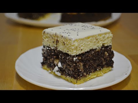 Видео: Творожно - Маковый Пирог | Очень Нежный!❆ Рождественская Выпечка Cottage cheese - poppy cake