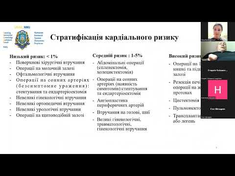 Видео: Постернак Г.І. Анестезія при захворюваннях серця в несерцевій хірургії