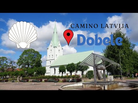 Видео: Dobele. CaminoLatvia в Добеле и сад сирени.
