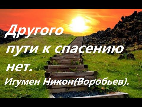 Видео: Другого пути к спасению нет. Игумен Никон(Воробьев).
