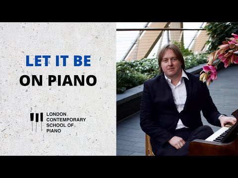 Видео: Учебное пособие по игре на фортепиано Beatles Let It Be