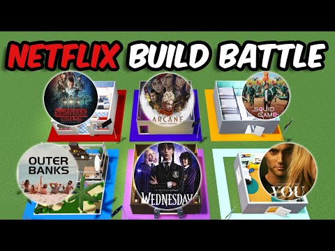Видео: NETFLIX BUILD BATTLE в Блоксбурге