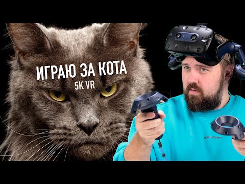 Видео: Играю за кота в VR 5K 120fps - HTC VIVE Pro 2
