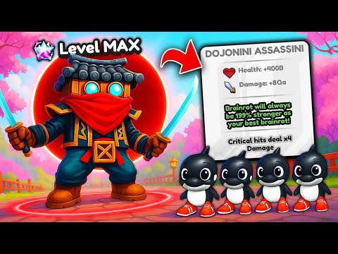 Видео: Открываем МАКСИМАЛЬНЫЙ УРОВЕНЬ Доджонини Ассасини в Brainrot Evolution! (Roblox)