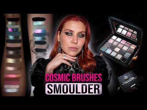 Видео: COSMIC BRUSHES | SMOULDER PALETTE | ОБЗОР НА ПАЛЕТКУ