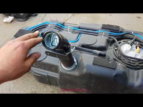 Видео: Пластиковый бак  80л на Газель