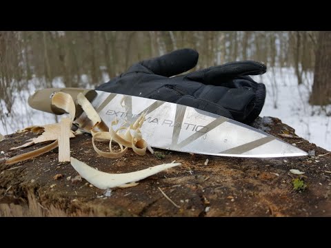 Видео: Нож PSYCHO 19 Extrema Ratio. Уличный тест