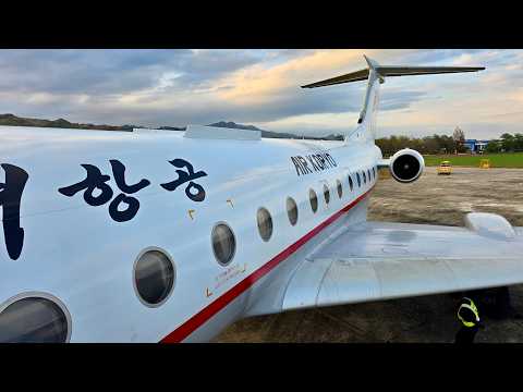 Видео: Ту-134 а/к Air Koryo | Рейс Оран — Пхеньян | Пляжный клуб в КНДР | День Партии