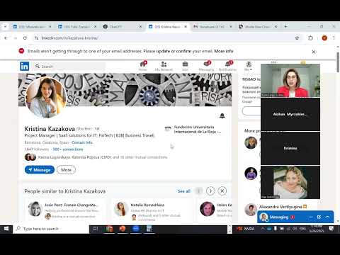 Видео: Разбор профилей LinkedIn 26 марта