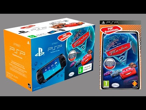 Видео: PSP Sony E1008 Black + Тачки 2 Essentials Распаковка