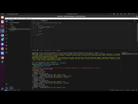 Видео: Лаба 9. Программирование на языке Python. Flask.