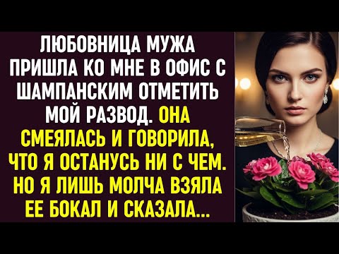 Видео: Любовница мужа пришла праздновать мой развод, но мой ответ с её бокалом заставил её замолчать.
