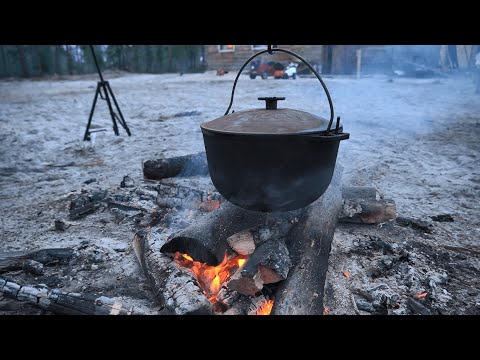 Видео: ОЛЕНИНА В КАЗАНЕ по лесному