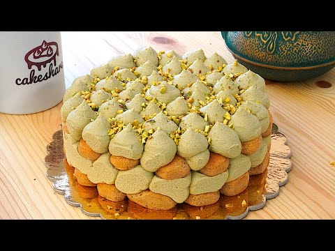 Видео: ФИСТАШКОВЫЙ ТОРТ ТИРАМИСУ - БЕЗ ЯИЦ | cakeshare