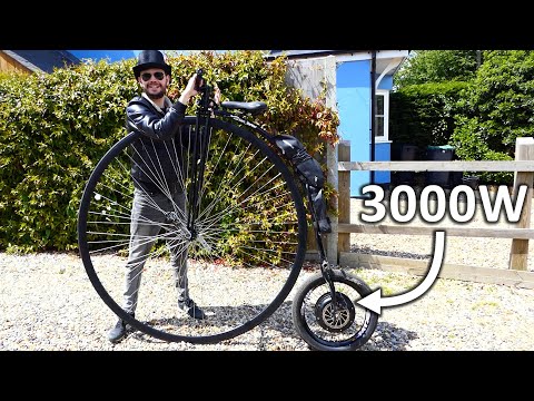 Видео: Создание самого большого электровелосипеда — Penn-E-Farthing