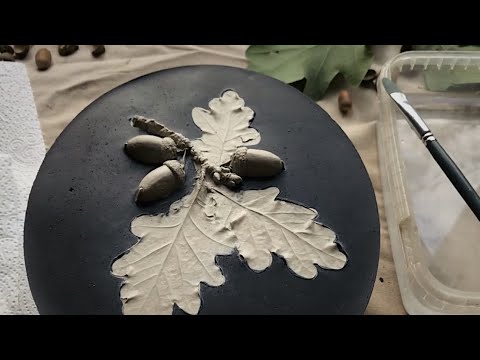 Видео: Уникальная техника / Как создать ботанический барельеф в стиле Wedgwood / артвлог KLEVER