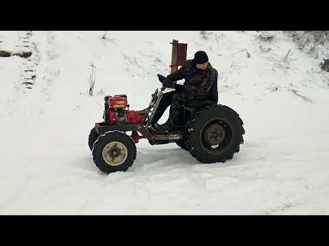 Видео: Доделал рулевое на МТ. Первый выезд (Неудачный)