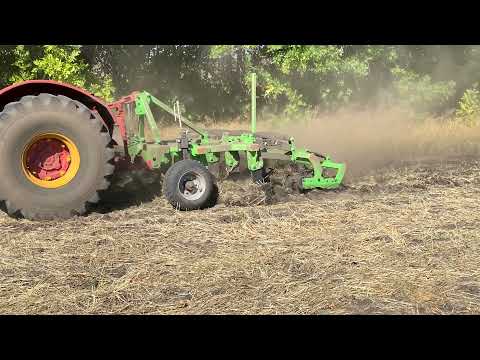 Видео: Глубокорыхлитель, Чизель ГРЗ-3 с трактором Кировец К-700 ( 430 л.с) от производителя ЗЕММАШ