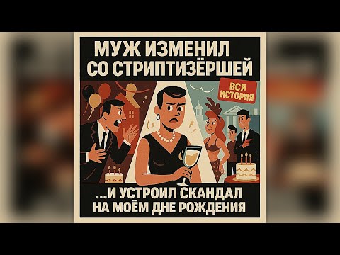 Видео: Муж изменил мне со стриптизёршей и устроил скандал на моём дне рождения.