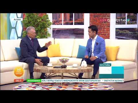 Видео: Жазушы Мархабат Байғұт "Таңшолпан" бағдарламасының төрінде
