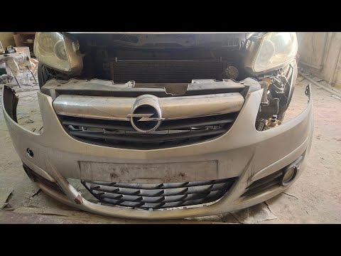 Видео: Как снять передний бампер Opel Corsa (Опель Корса)
