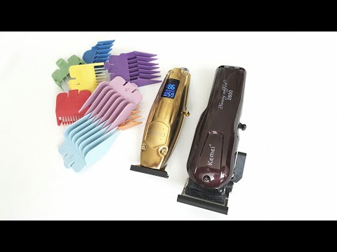 Видео: стрижка мужская  KEMEI-2600, CRONIER CR-21, КИТАЙСКИЕ НАСАДКИ