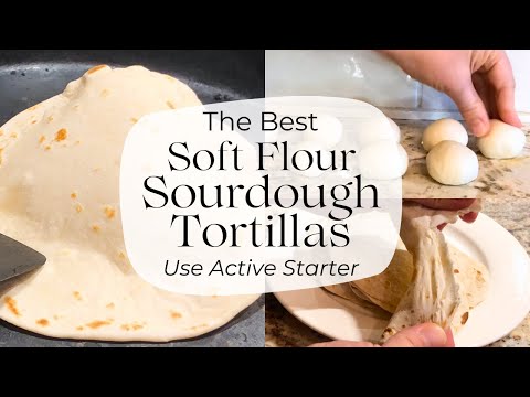 Видео: Лучшие лепешки из мягкой муки на закваске с использованием активной закваски