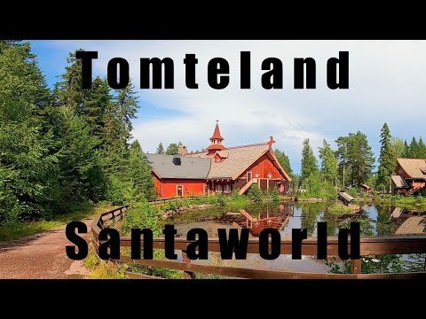 Видео: Деревня Деда Мороза в Швеции, Tomteland, Santaworld