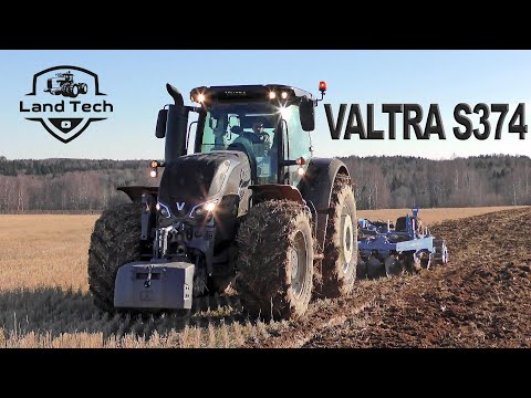 Видео: Как управлять трактором Valtra S374 и обзор в работе 2020!