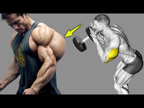 Видео: 9 мощных упражнений на трицепс с одной гантелью