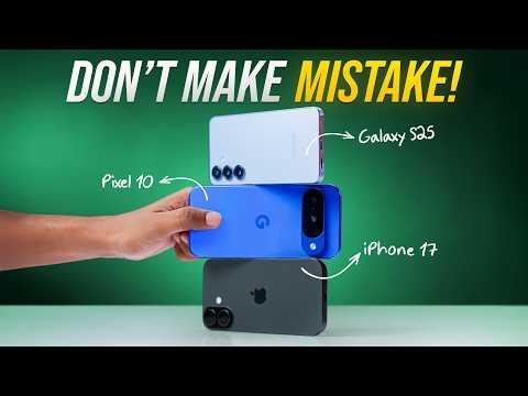 Видео: iPhone 17 против Samsung S25 против Pixel 10: больше никакой путаницы!