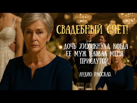 Видео: СВАДЕБНЫЙ СЧЕТ! Дочь хихикнула, когда ее муж назвал меня прислугой.ИСТОРИЯ, В КОТОРУЮ ВЫ НЕ ПОВЕРИТЕ