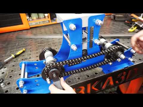 Видео: Единственный трубогиб в мире с протяжкой цепи и еще с одним секретом.