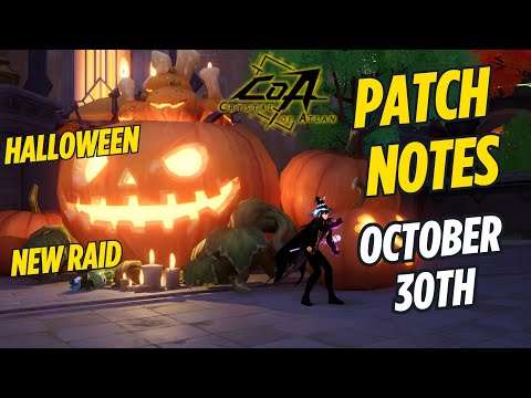 Видео: Заметки к патчу «Кристалл Атланта» | 30 октября (СОБЫТИЕ на Хэллоуин, Новый РЕЙД)